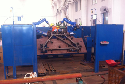 升降机附墙架焊接生产线 建筑机械领域的专业设备安装服务